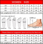 Women's Summer Outdoor Stroll Slippers Size Chart