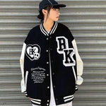 Retro Loose-Fit Outerwear for Couples