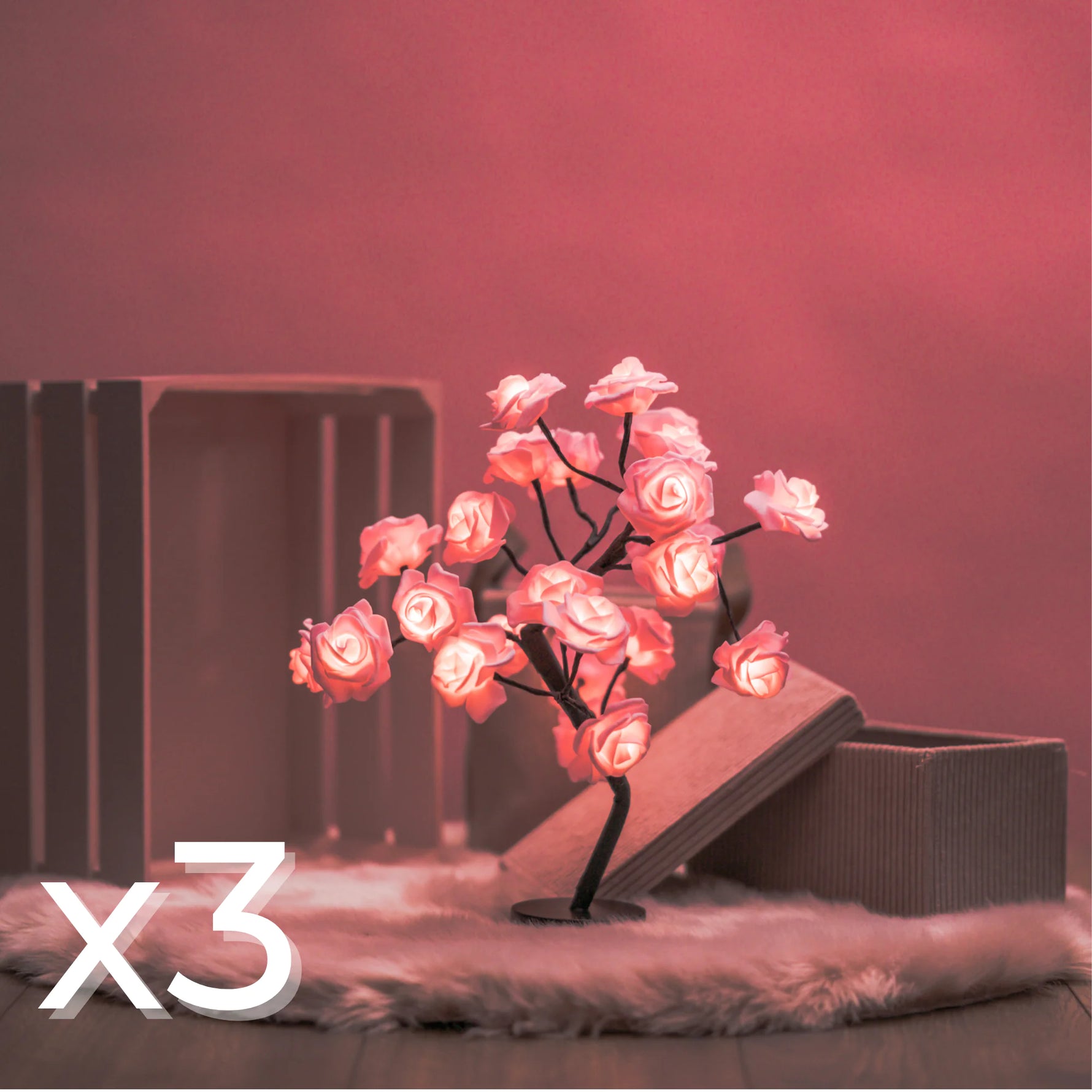 Rosa Plant Decor Lamp