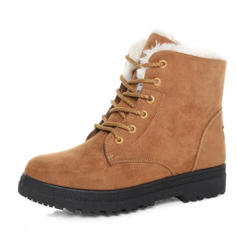 Sleek and Warm Winter Ankle Boots for Women