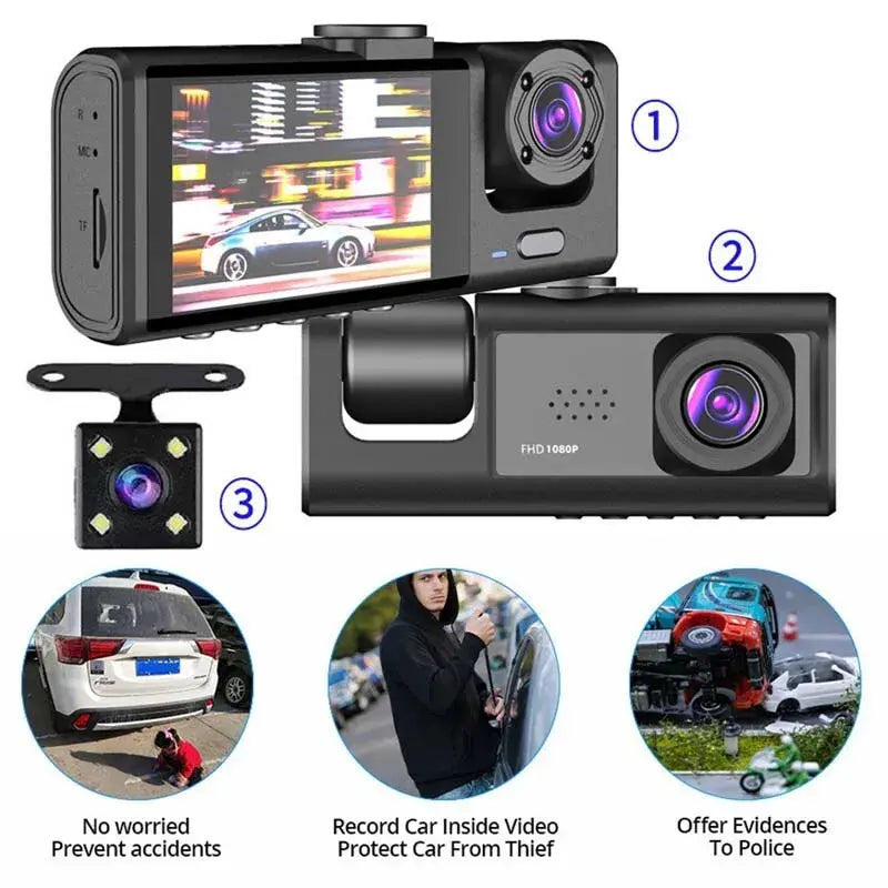 Infra-Red Night Vision Dash Cam