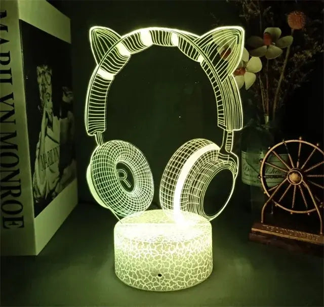 3D LED Lamp ideal for gaming setups