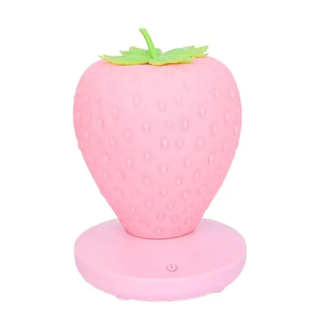 LED Strawberry Decor Desk Lamp