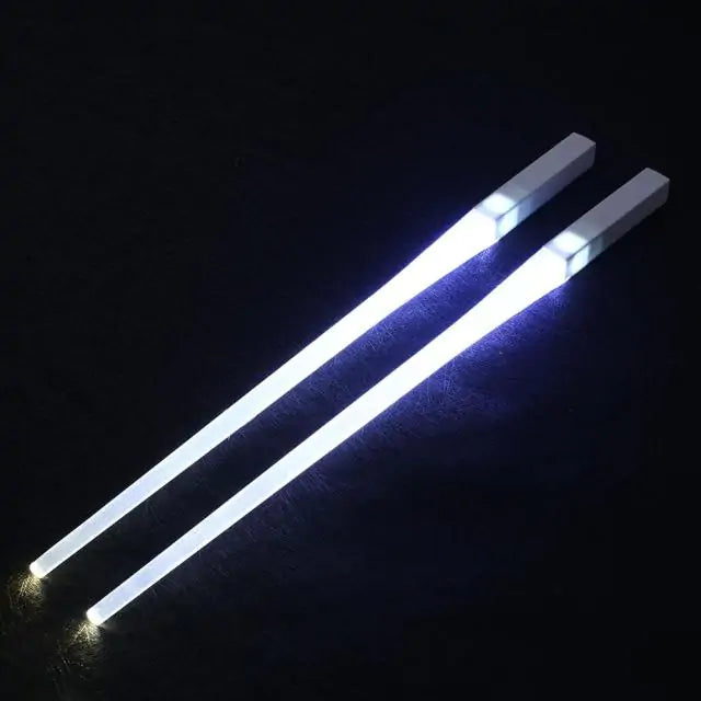 STOMART.CO.UK Luminous LED Chopsticks Chopsticks Kitchen LED Luminous Free Text