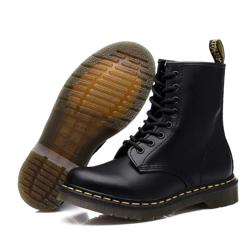 Unisex Essential Ankle Leather Boots