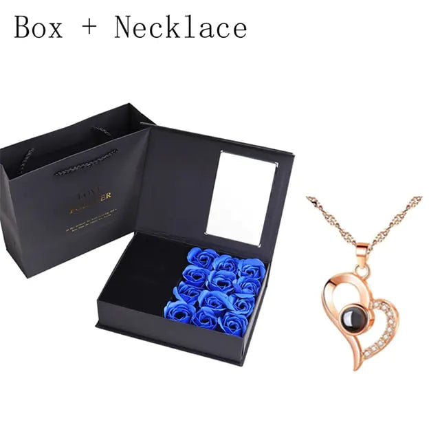 Rose Flower Soap Bars Gift Box