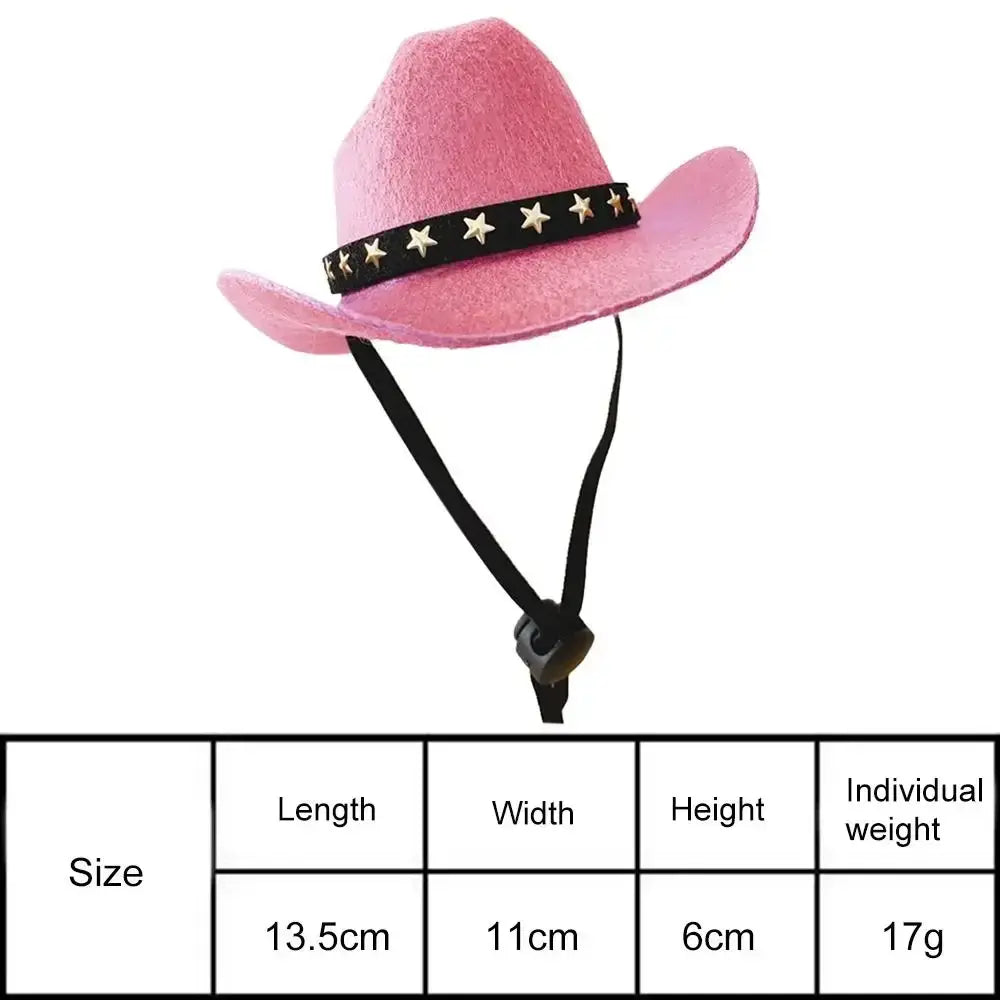 Pets Star Cowboy Cat Dog Hat