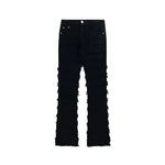 Harajuku Striped Tassel Jeans