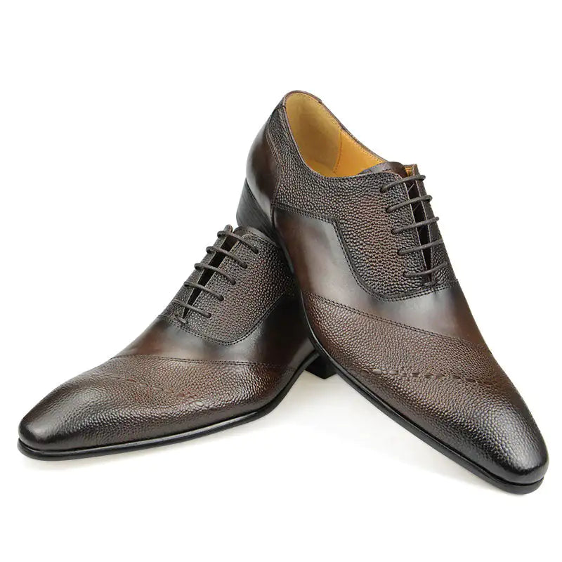 Men's Business Cap Toe Oxford Shoes