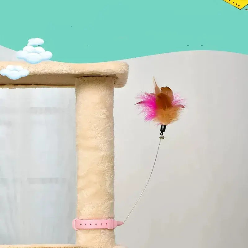 Kitty Neckband with Toy Wand