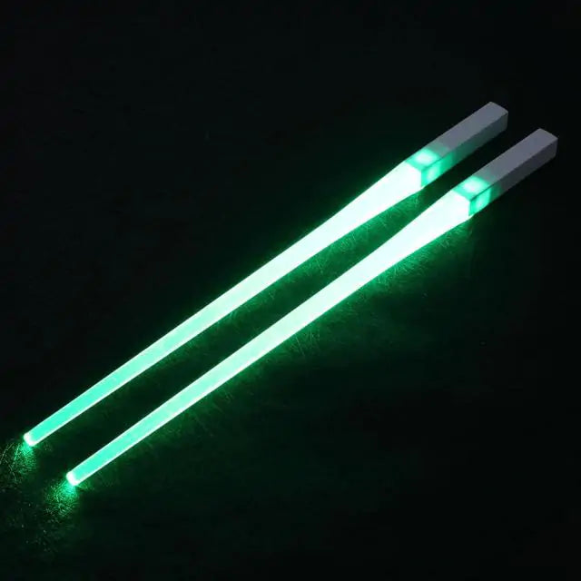 STOMART.CO.UK Luminous LED Chopsticks Chopsticks Kitchen LED Luminous Free Text