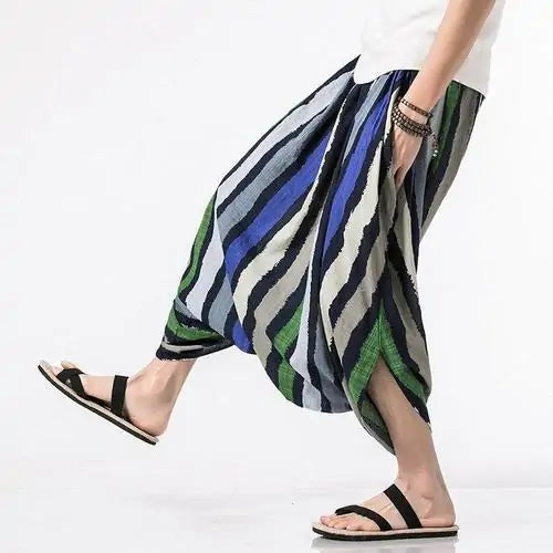 Men's Oversized Casual Loose Cross Pants