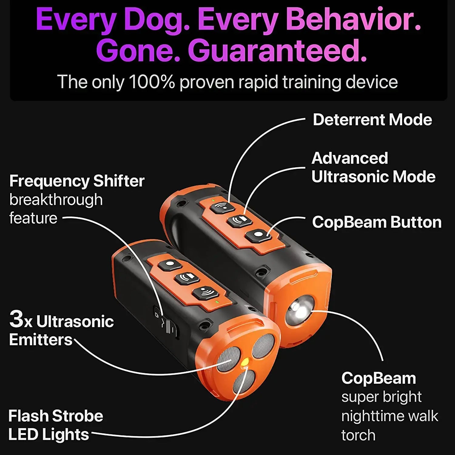 "Pet Deterrent with Ultrasonic Technology