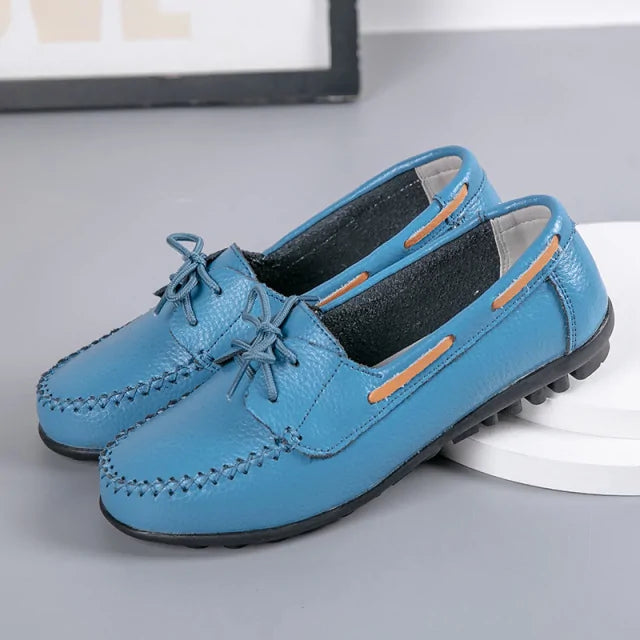 Stylish Women's Comfort Flat Leather Loafers