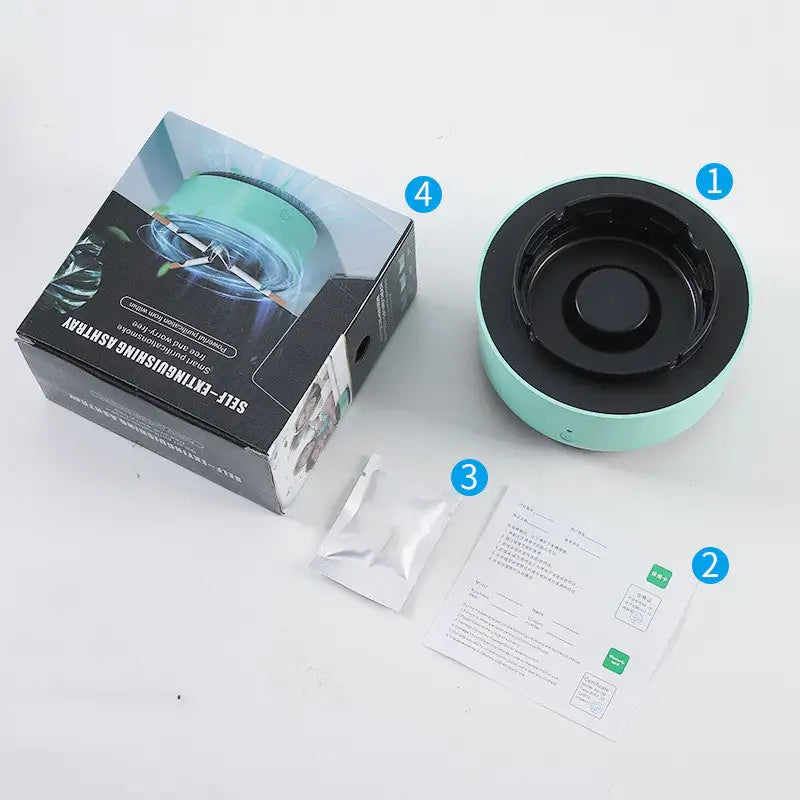 Odor-Eliminating Smokeless Ashtray