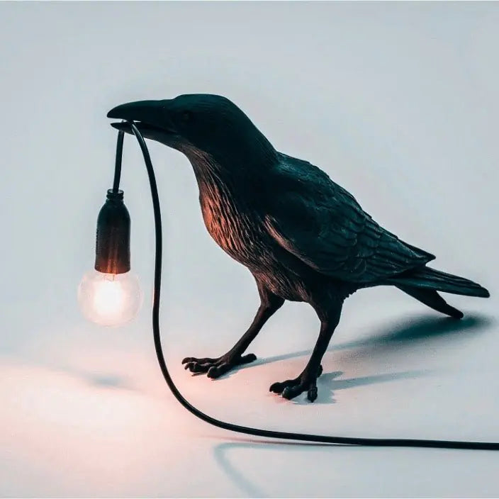 Home Decor Raven Accent Lamp