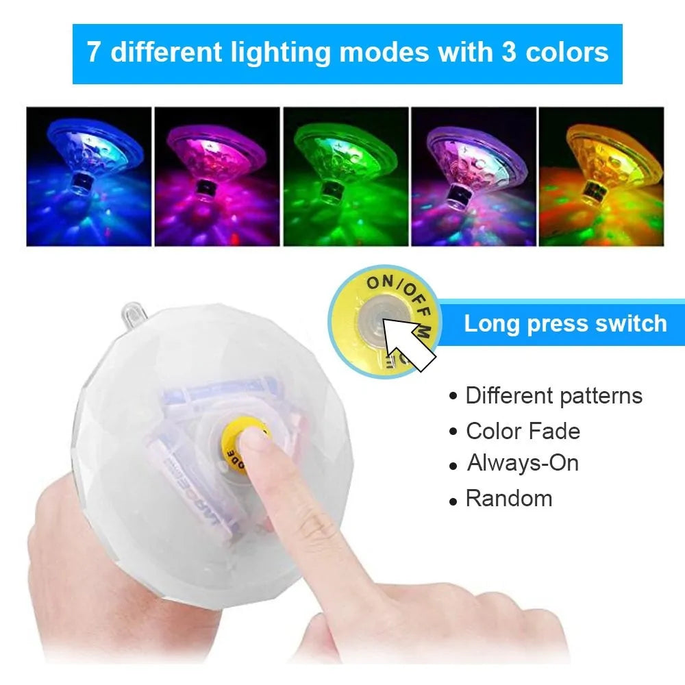 RGB Swimming Pool LED Disco Party Light