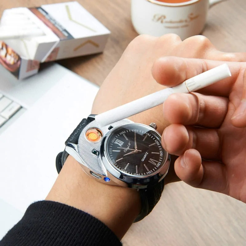 Premium Rechargeable Lighter Watch