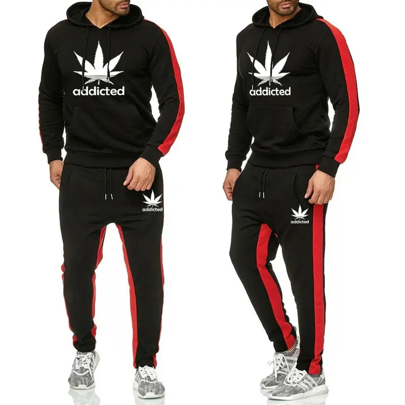 Men's Sweat Shirt Hoodies Sweatpants Set