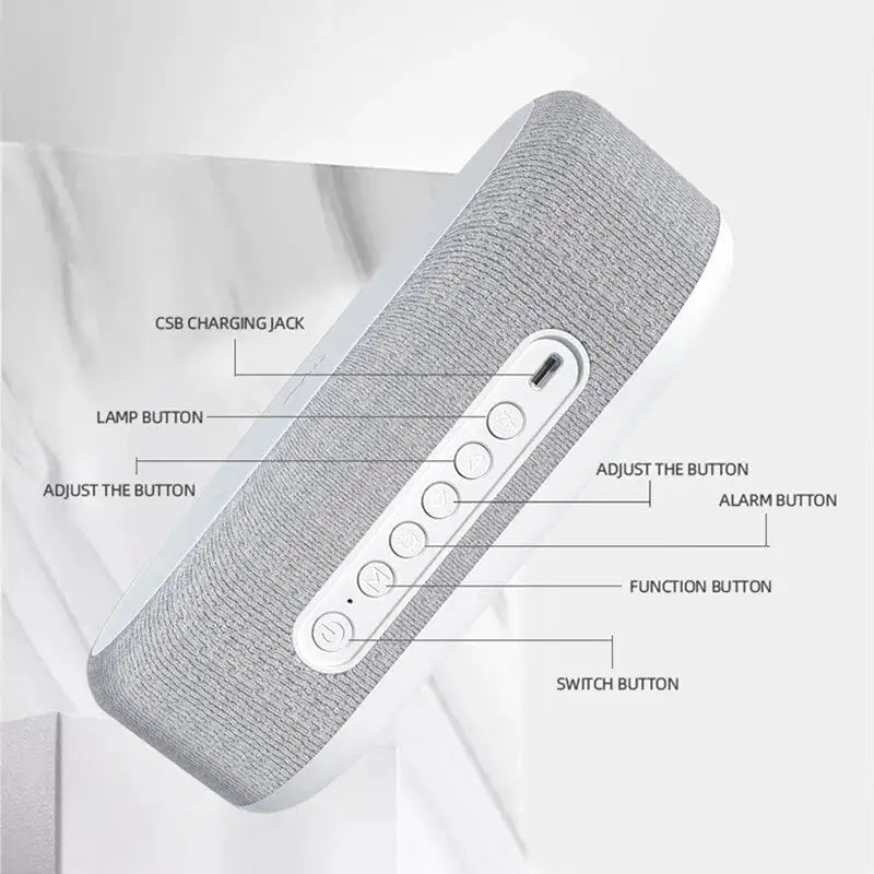 Multifunction Cable-free Power Station and Digital Clock