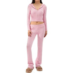 Spring Knitted Two Piece Set