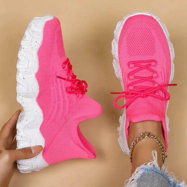 Trendy Cushioned Sole Trainers