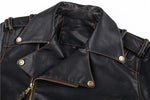 Men's Hard Core Batik Leather Jacket