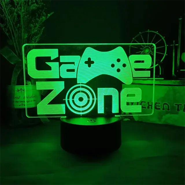 Innovative 3D LED Lamp for gamers