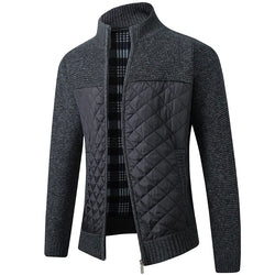 Men's Urban Stripe Zip Sweater Jacket