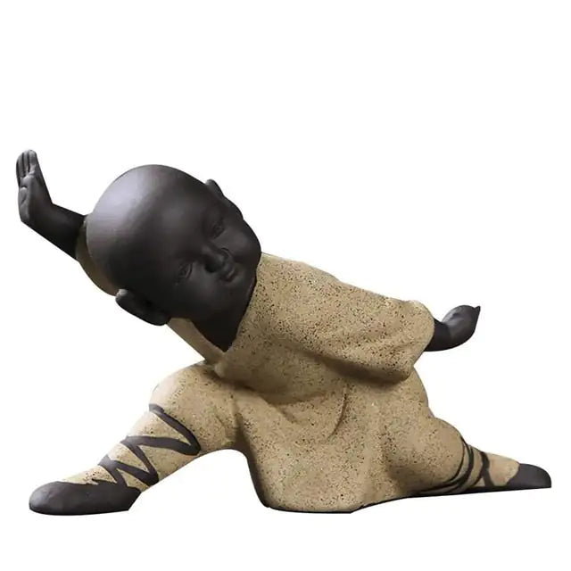 Kung Fu Master Monk Statue