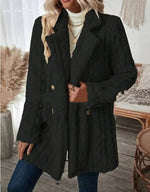 Women's Luxury Wool Long Sleeve Coat