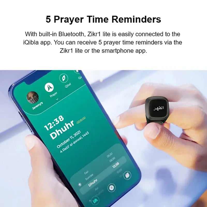 Smart Bluetooth Muslims Tasbih Ring