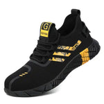 Air Mesh Steel Toe Shoes with oil resistance