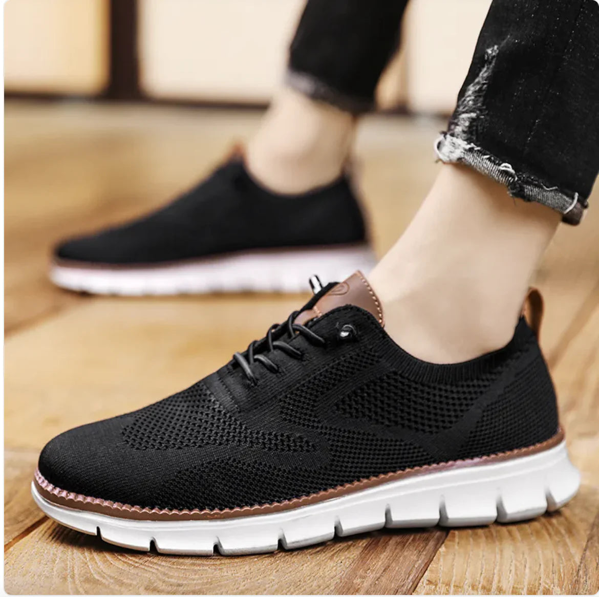 Breathable Mesh Running Shoes for Active Men