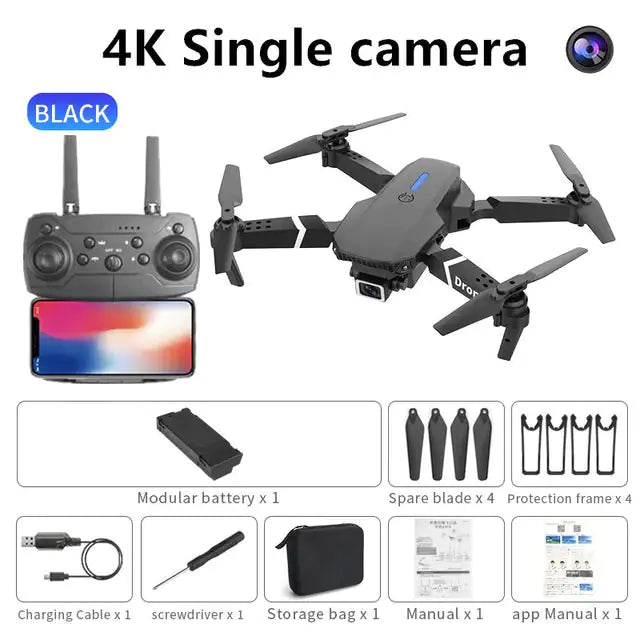 E88 4k HD Professional Drone