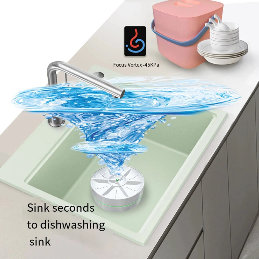 USB Wireless Portable Mini Dishwasher
