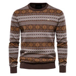 Cotton Sweater with Spliced Detailing