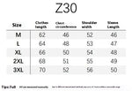 Men's Slim Fit Knitted Cardigan Jacket Size Chart
