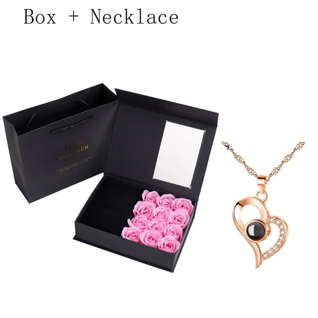 Rose Flower Soap Bars Gift Box