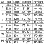 Men's Compression Workout Tight Tank Size Chart