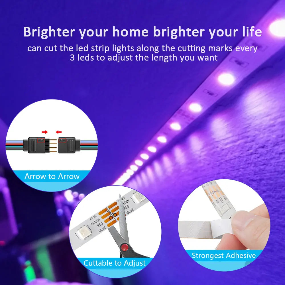 Million Colours LED Ambient Strip Lights