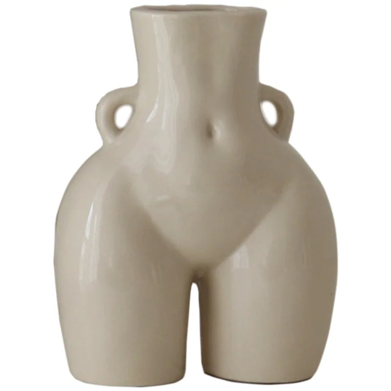 Human Body Sculpture Ceramic Vase