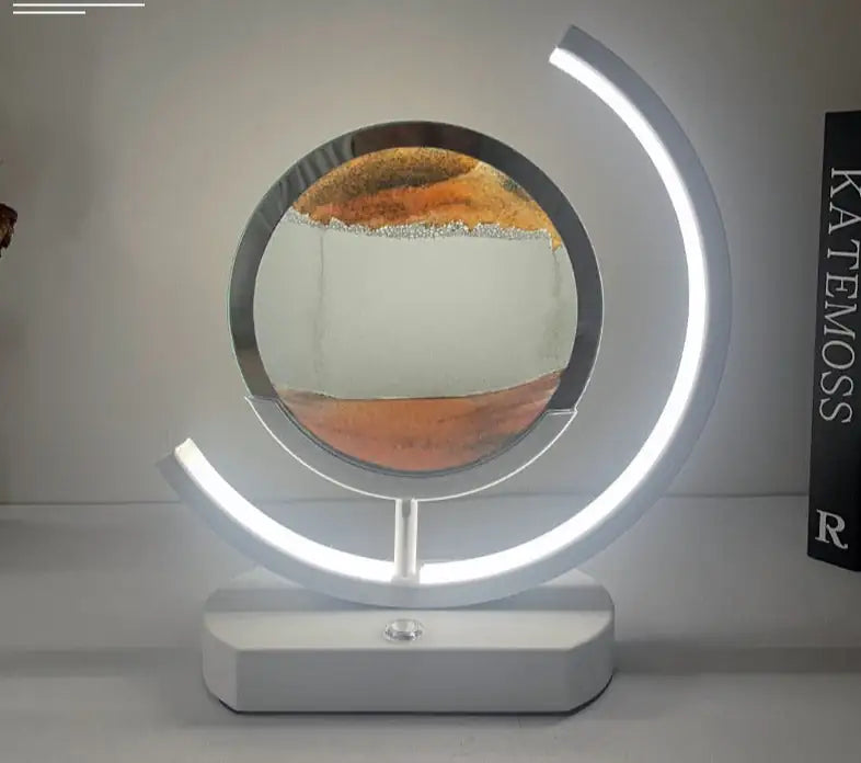 Crescent Sandscape LED Lamp