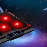 Six Fan LED Laptop Cooling Pad