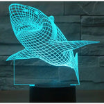 Shark Shape LED Night Light with 3D Projection