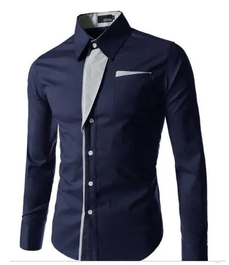 Men's Slim Fit Designer Formal Dress Shirt