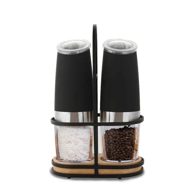 STOMART.CO.UK MLIA Set Electric Pepper Mill Kitchen Pepper Mill Free Text