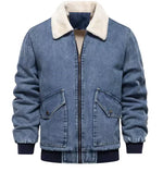 Men's Fleece Lined Denim Jacket