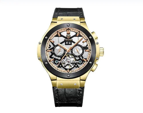 Men's Automatic Mechanical Leather Watch