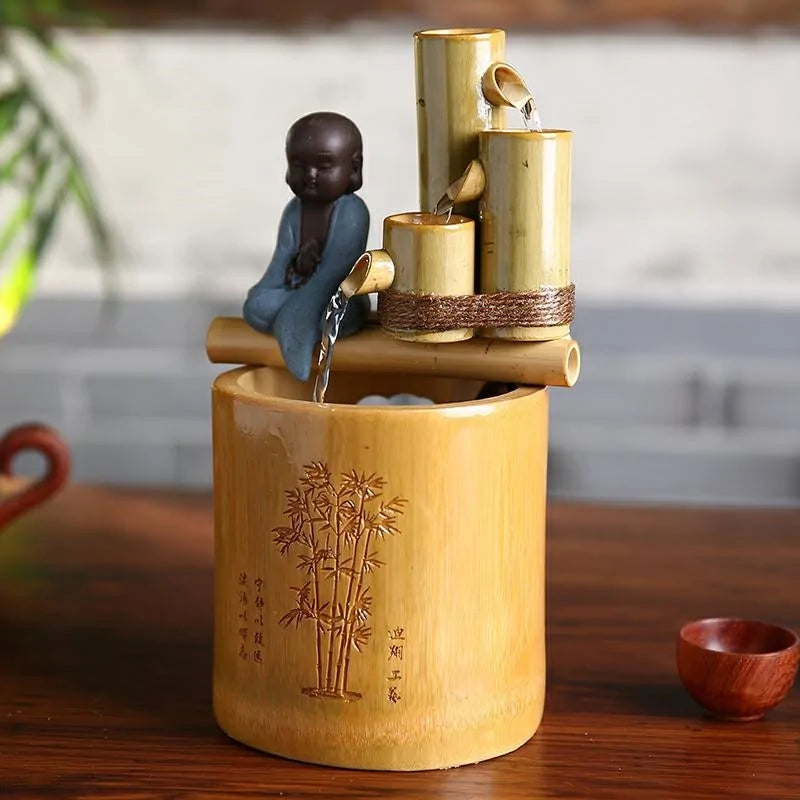 Creative Bamboo Water Fountain